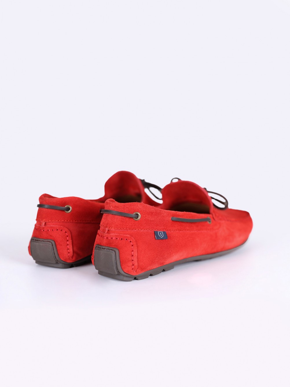 Mocassin casual de pele