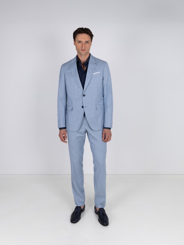 Fato liso slim fit Fato liso slim fit