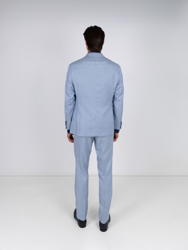 Fato liso slim fit Fato liso slim fit