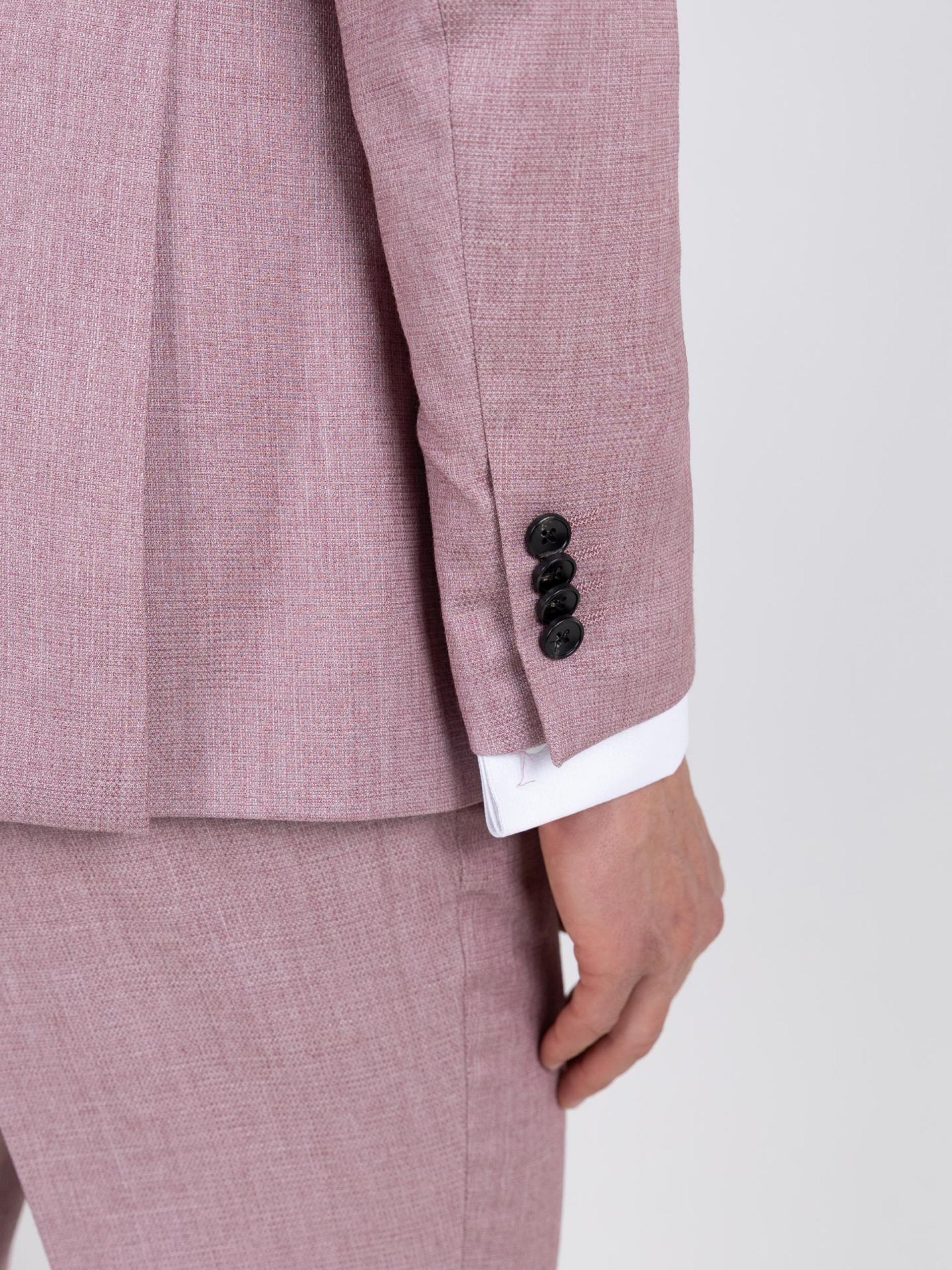 Slim fit cut suit micro pattern