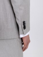 Slim fit cut suit micro pattern
