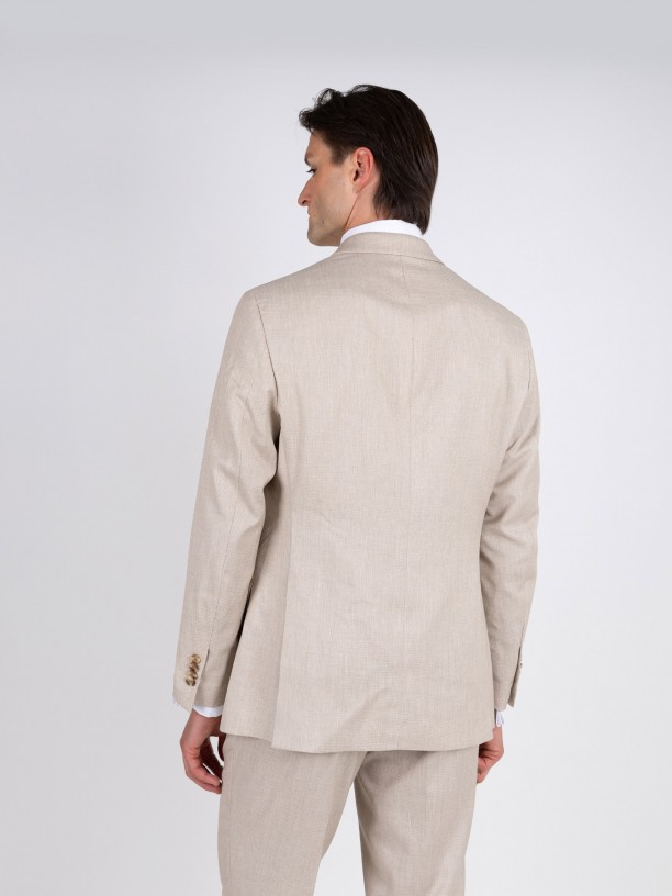 Plain slim fit cut suit