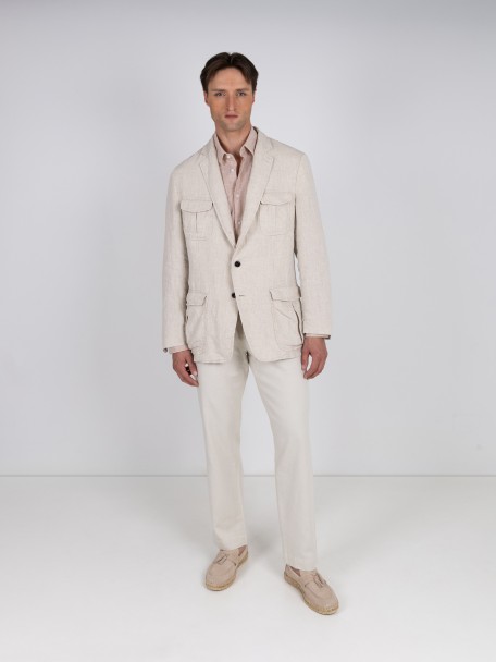 Blazer Safari 100% Linho Blazer Safari 100% Linho