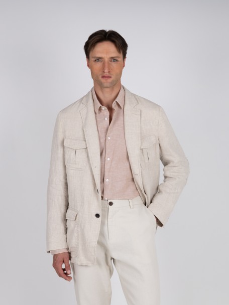 Blazer Safari 100% Linho Blazer Safari 100% Linho