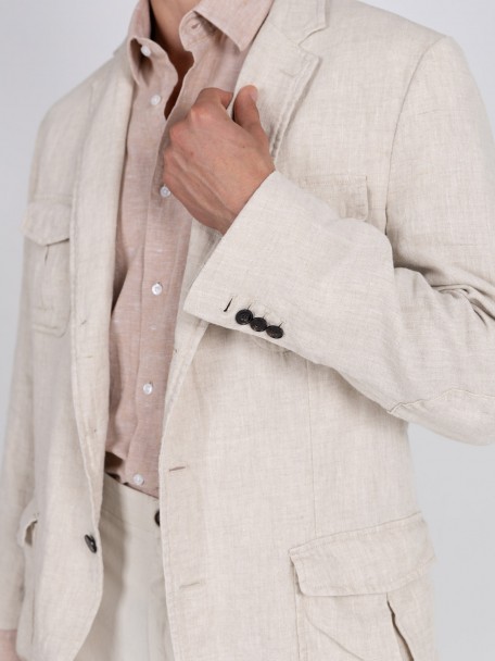 Blazer Safari 100% Linho Blazer Safari 100% Linho