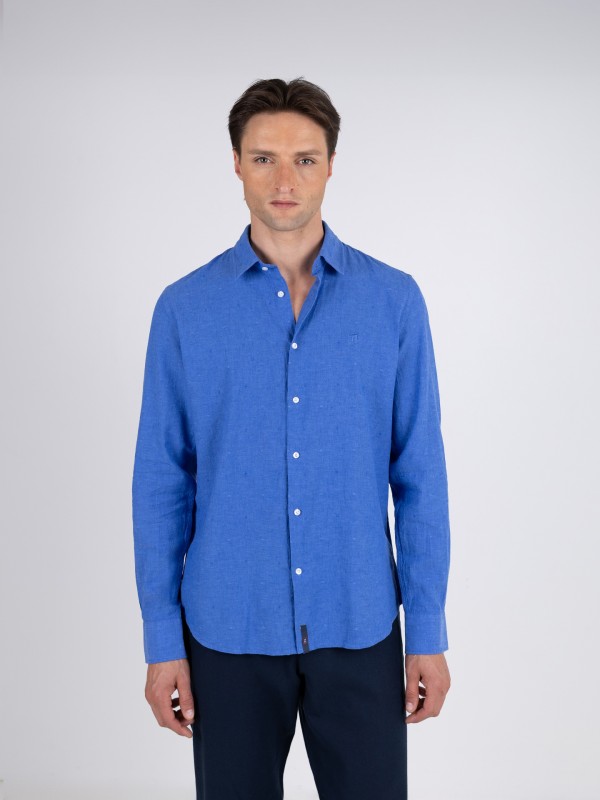 Linen and cotton shirt