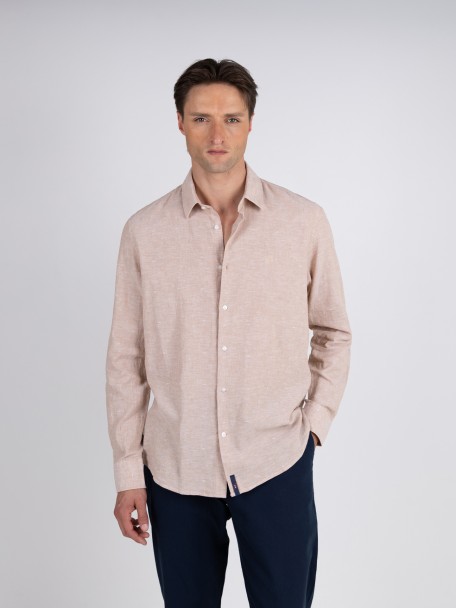 Camisa de lino y algodón Camisa de lino y algodón