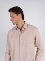 Camisa de linho e algod�o