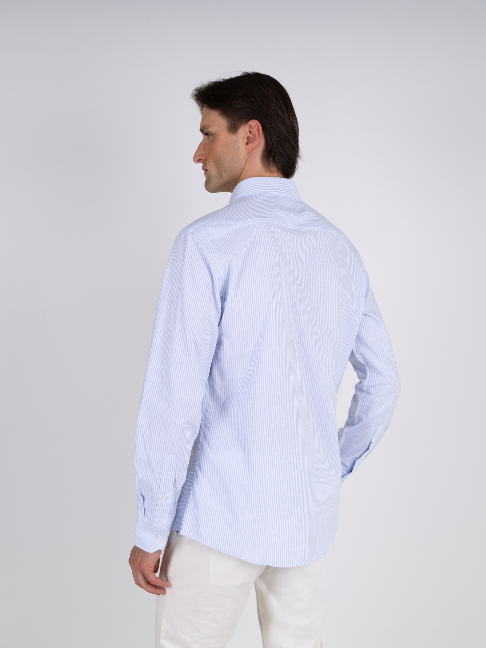 Camisa de algodón rayas