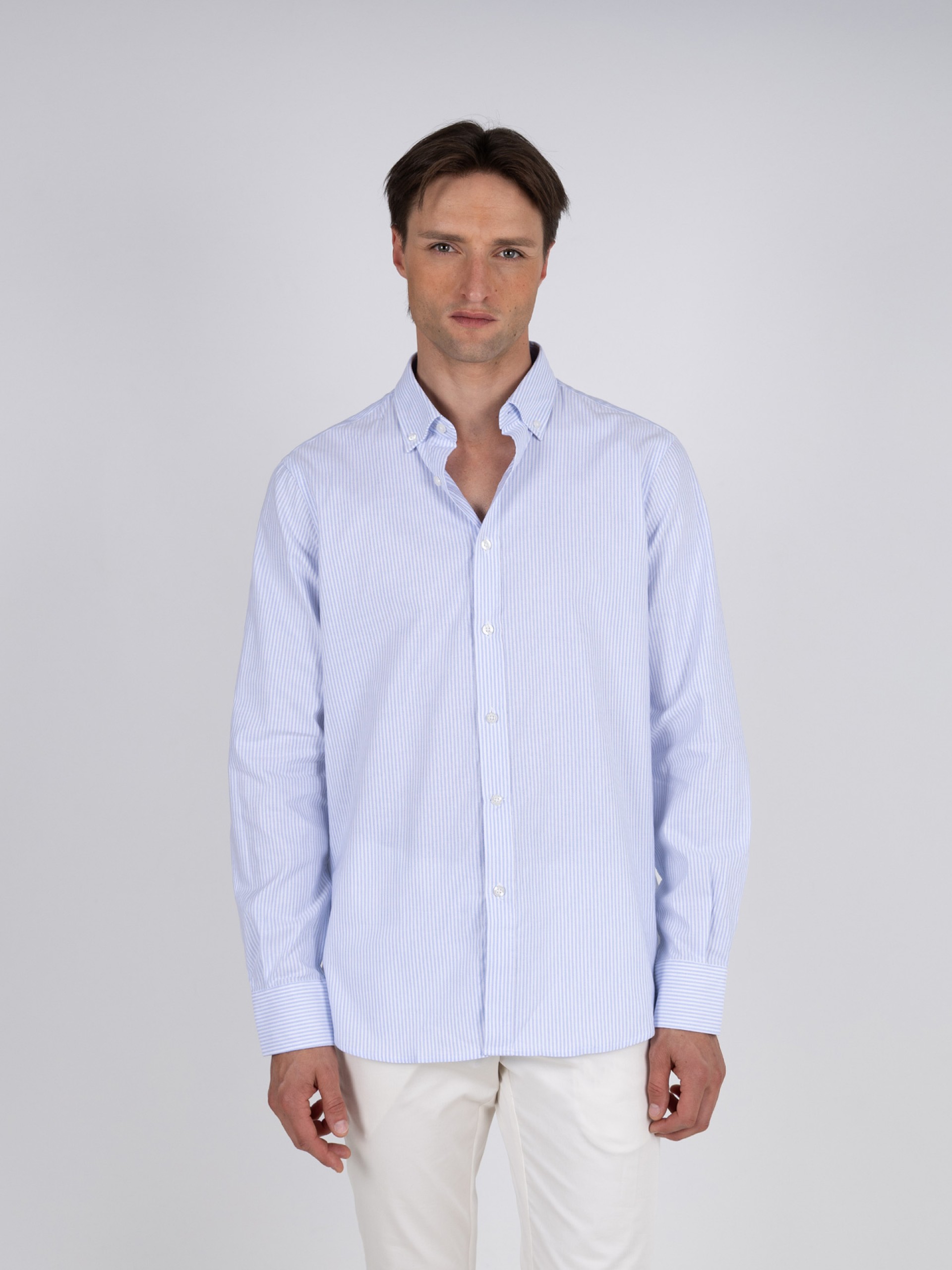 Camisa de algodón rayas