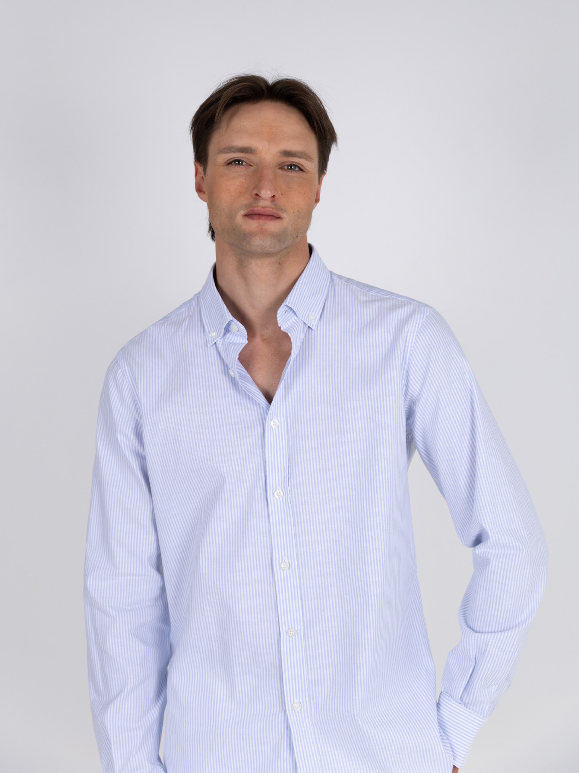 Camisa de algodón rayas