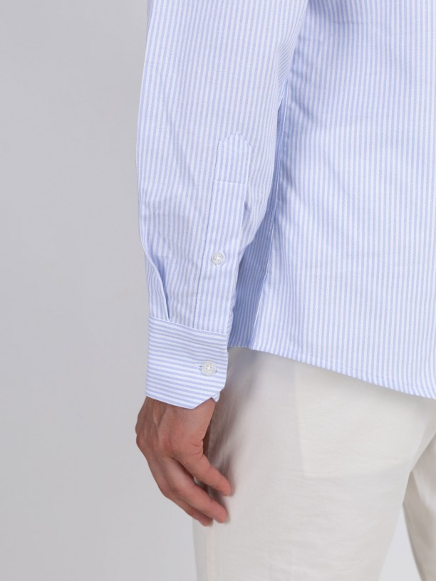 Striped cotton shirt