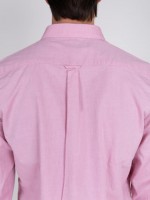 Camisa lisa de algodão com bolso Camisa lisa de algodão com bolso