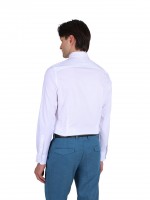 Camisa cl�ssica lisa slim fit
