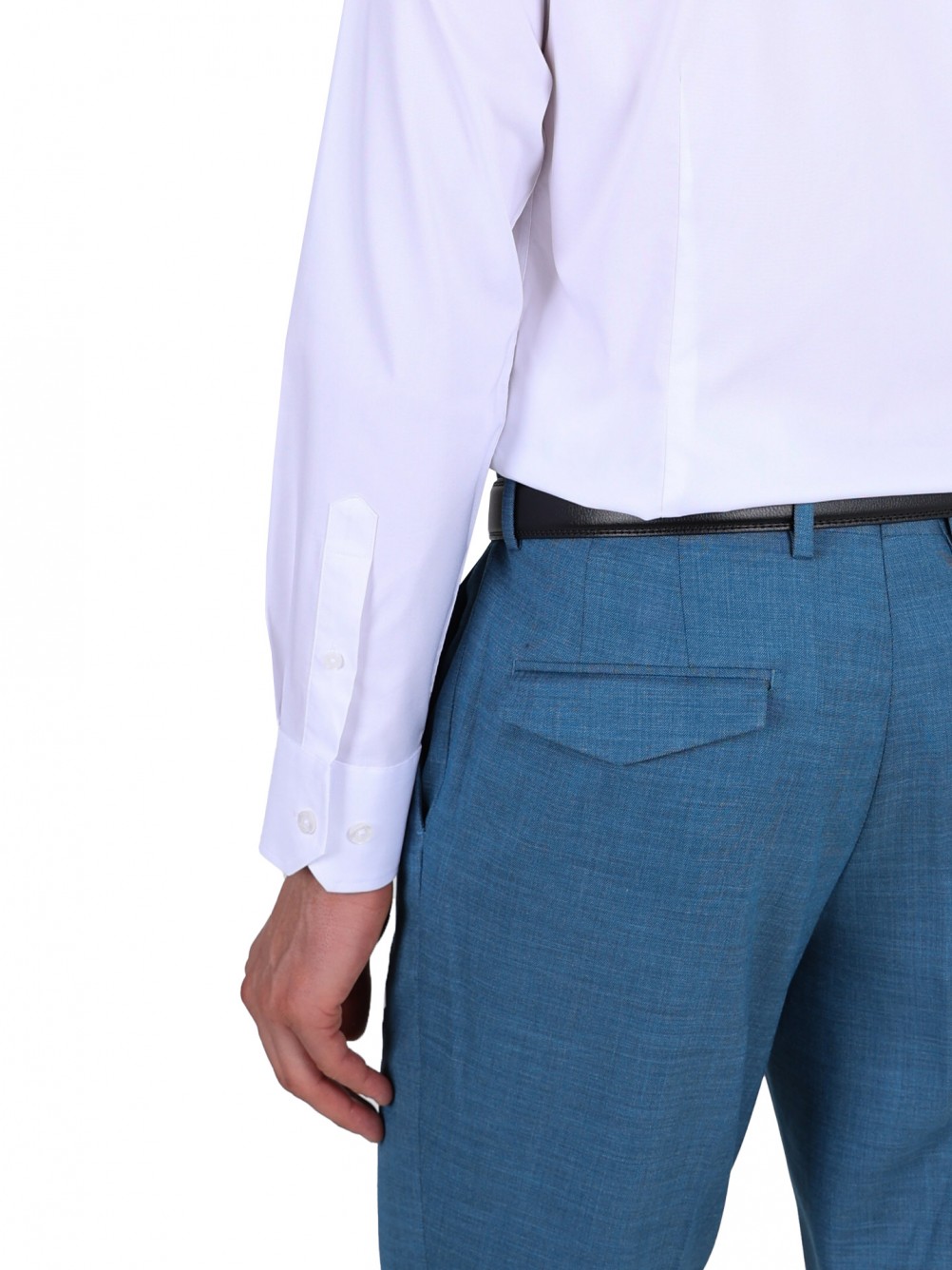 Camisa cl�ssica lisa slim fit