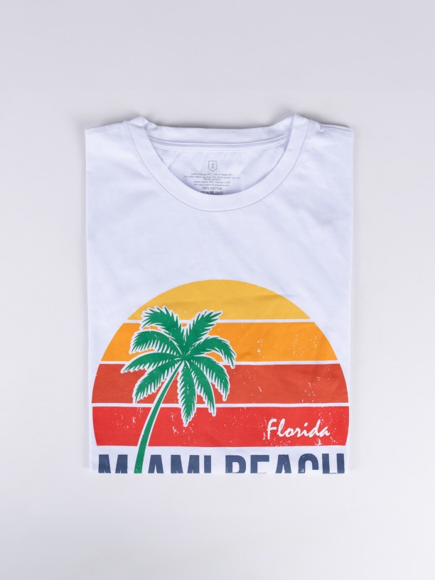T-shirt 100% algodo