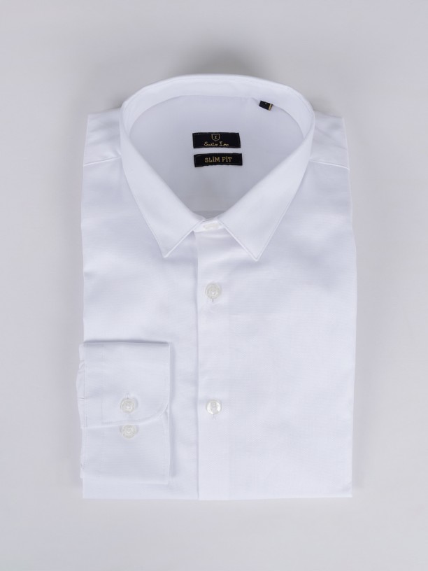 Micro structured classic shirt
