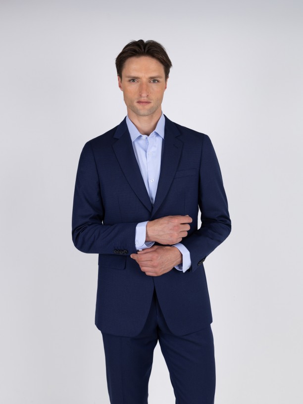 Micro pattern Slim fit