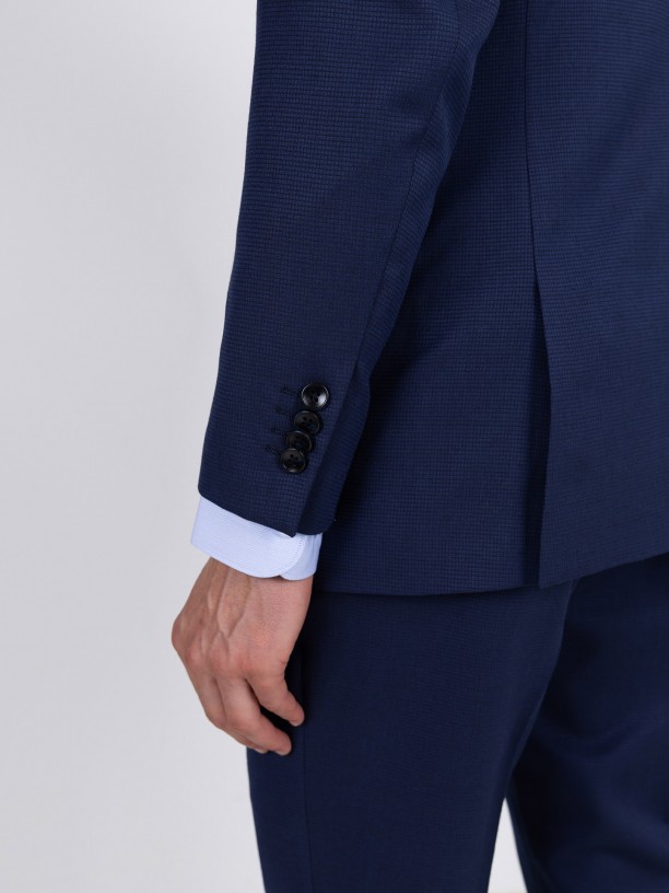 Micro pattern Slim fit