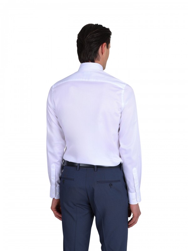 Camisa clássica lisa regular fit Camisa clássica lisa regular fit