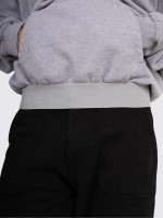 Elasticized oversized hoodie Elasticized oversized hoodie