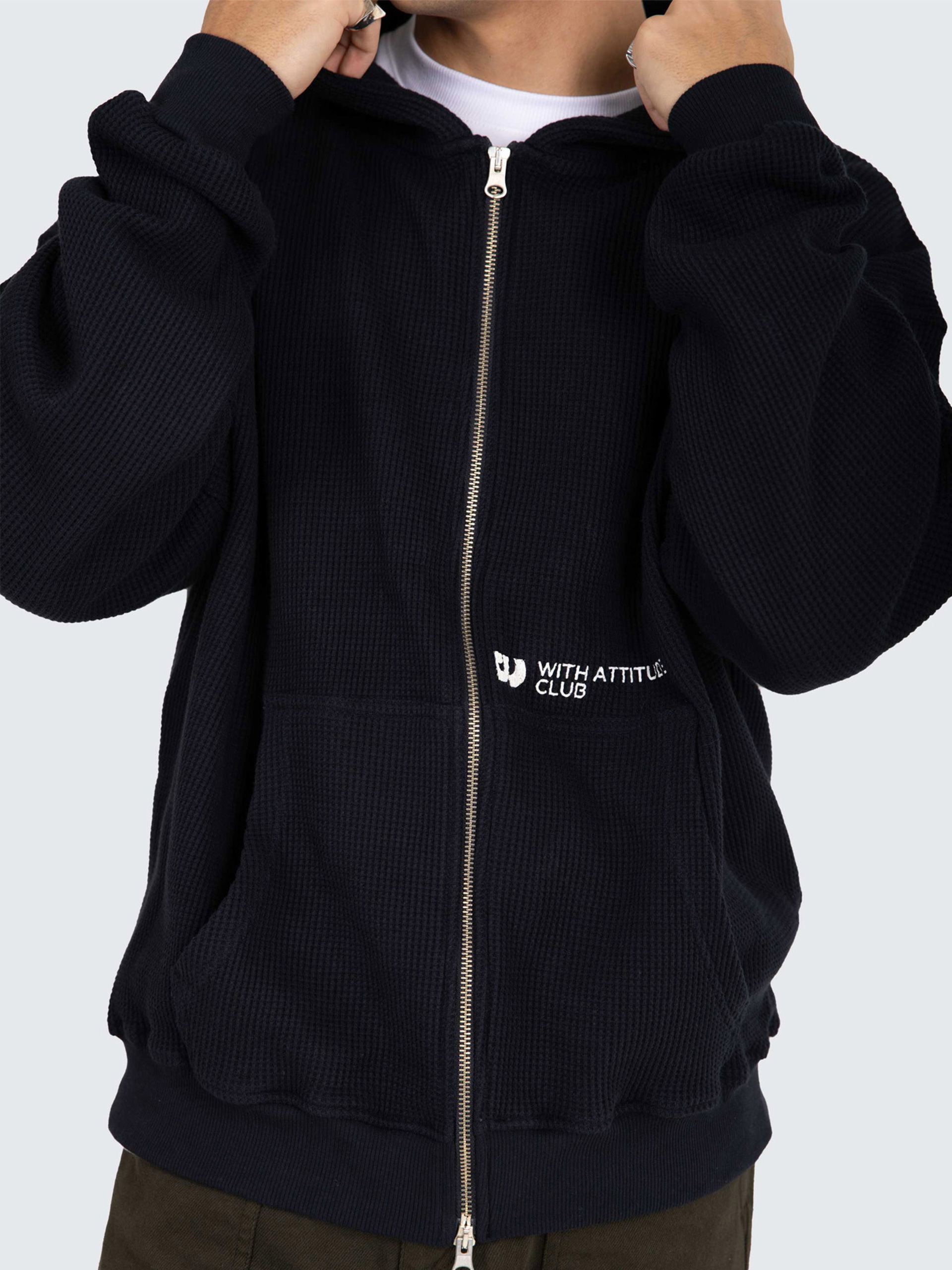 Oversized zip jacket