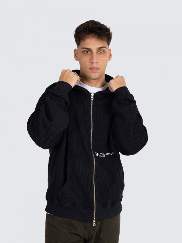 Oversized zip jacket