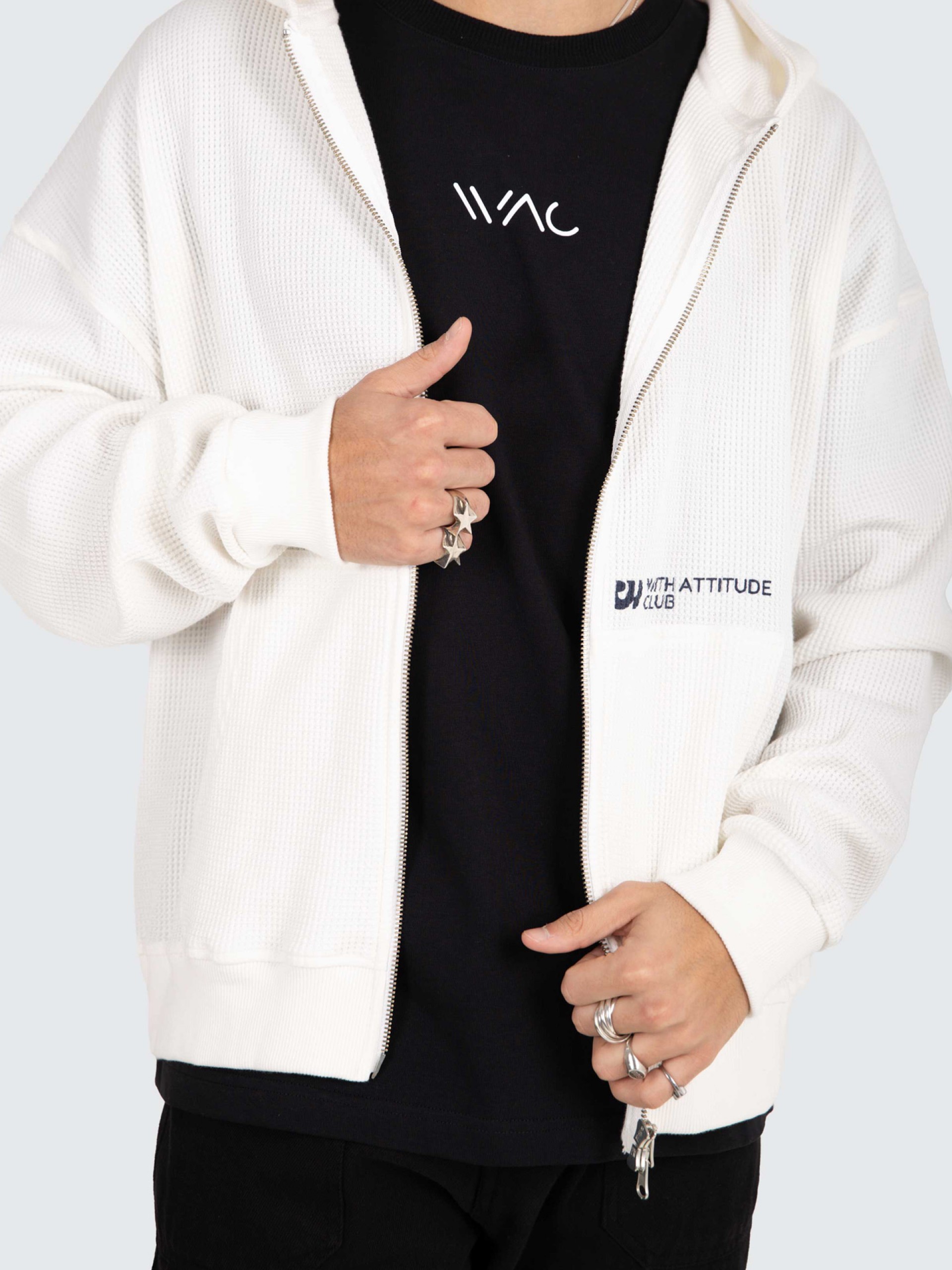 Oversized zip jacket