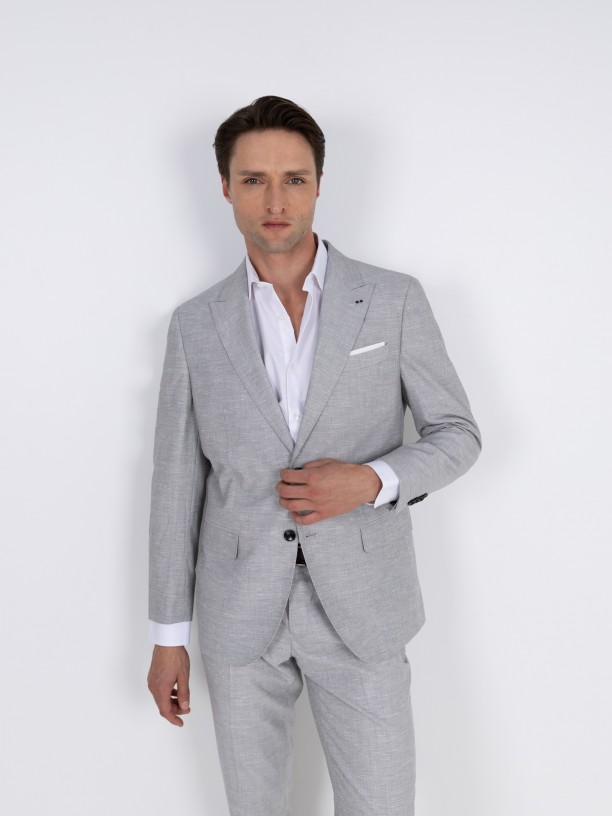 Traje de lino Slim Fit