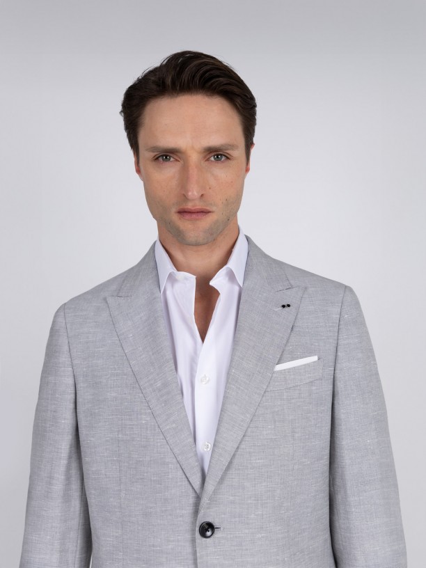 Traje de lino Slim Fit