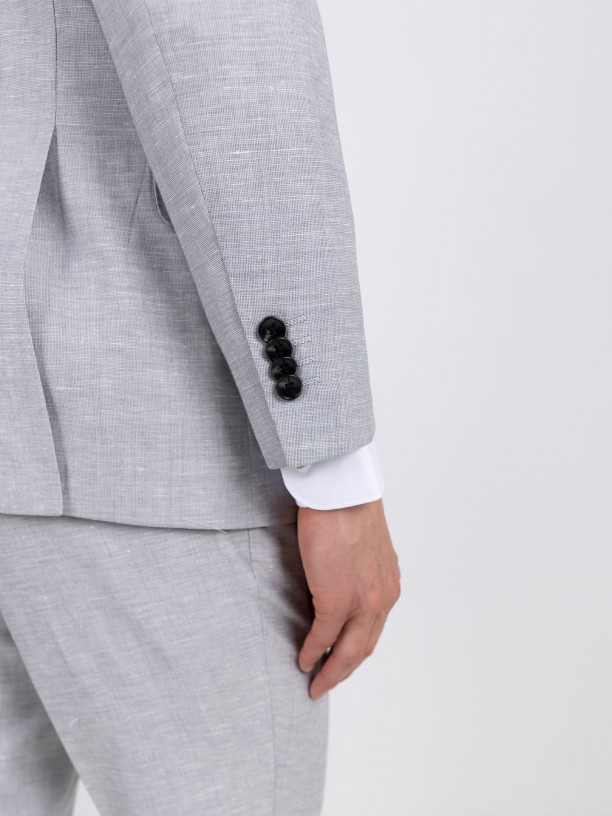 Traje de lino Slim Fit