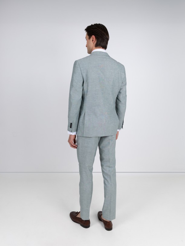 Traje de lino Slim Fit