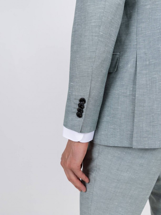 Traje de lino Slim Fit