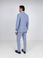 Fato de linho Slim fit