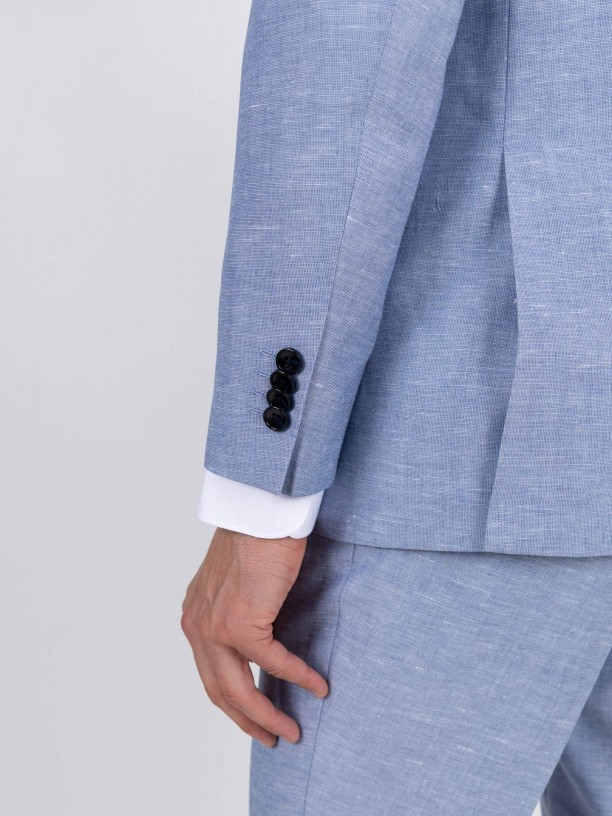 Traje de lino Slim Fit