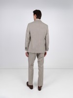 Fato de micro padr�o slim fit