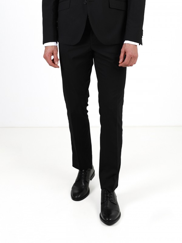Vegan fabric elegant trousers
