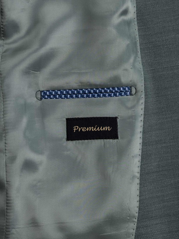 Blazer estructurado de lana