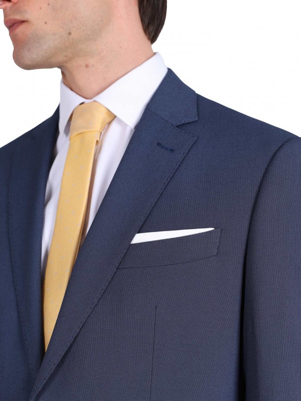 Traje micro estampado regular fit