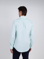 Cotton plain shirt with pocket