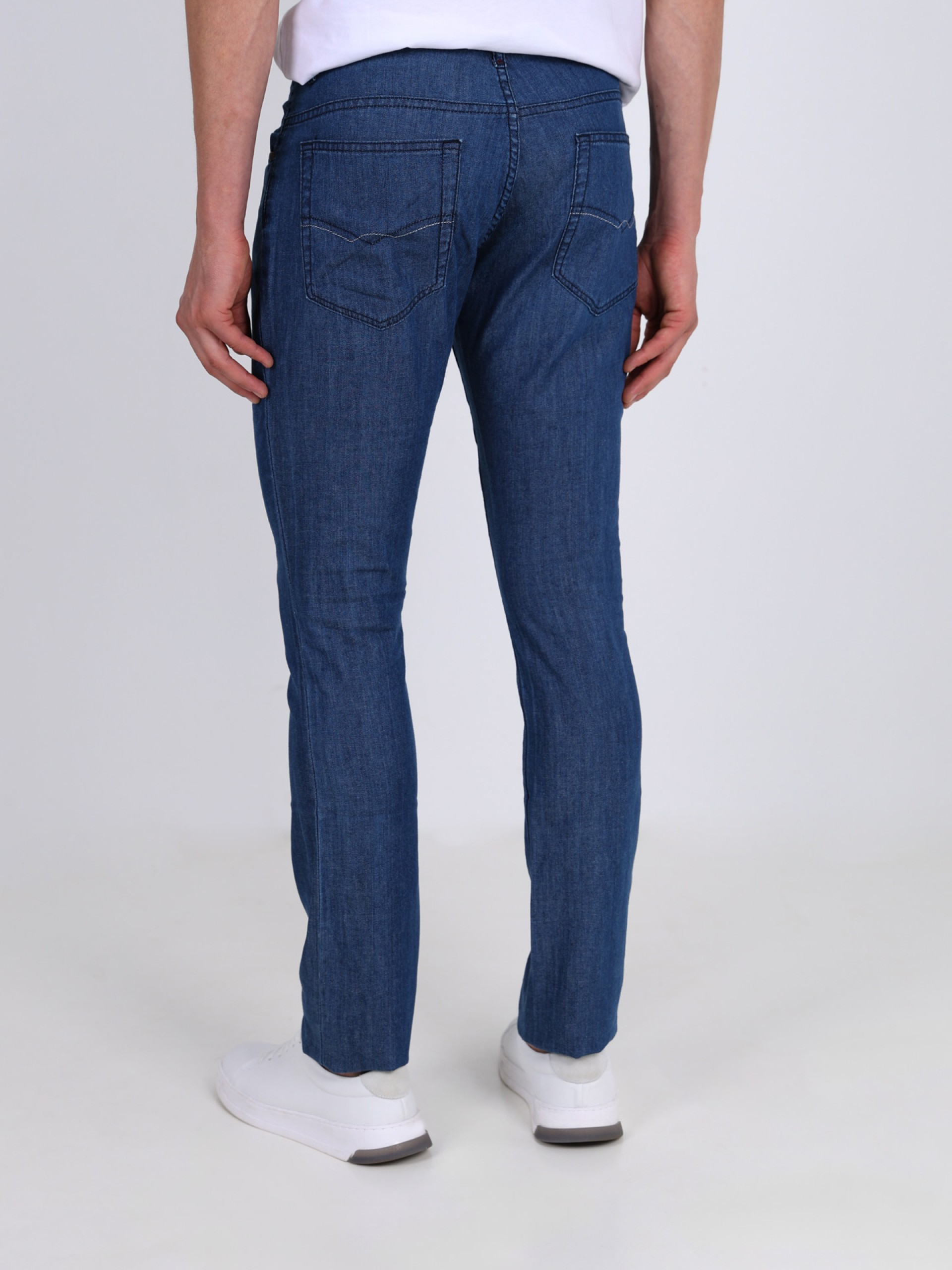 Calça de ganga slim fit