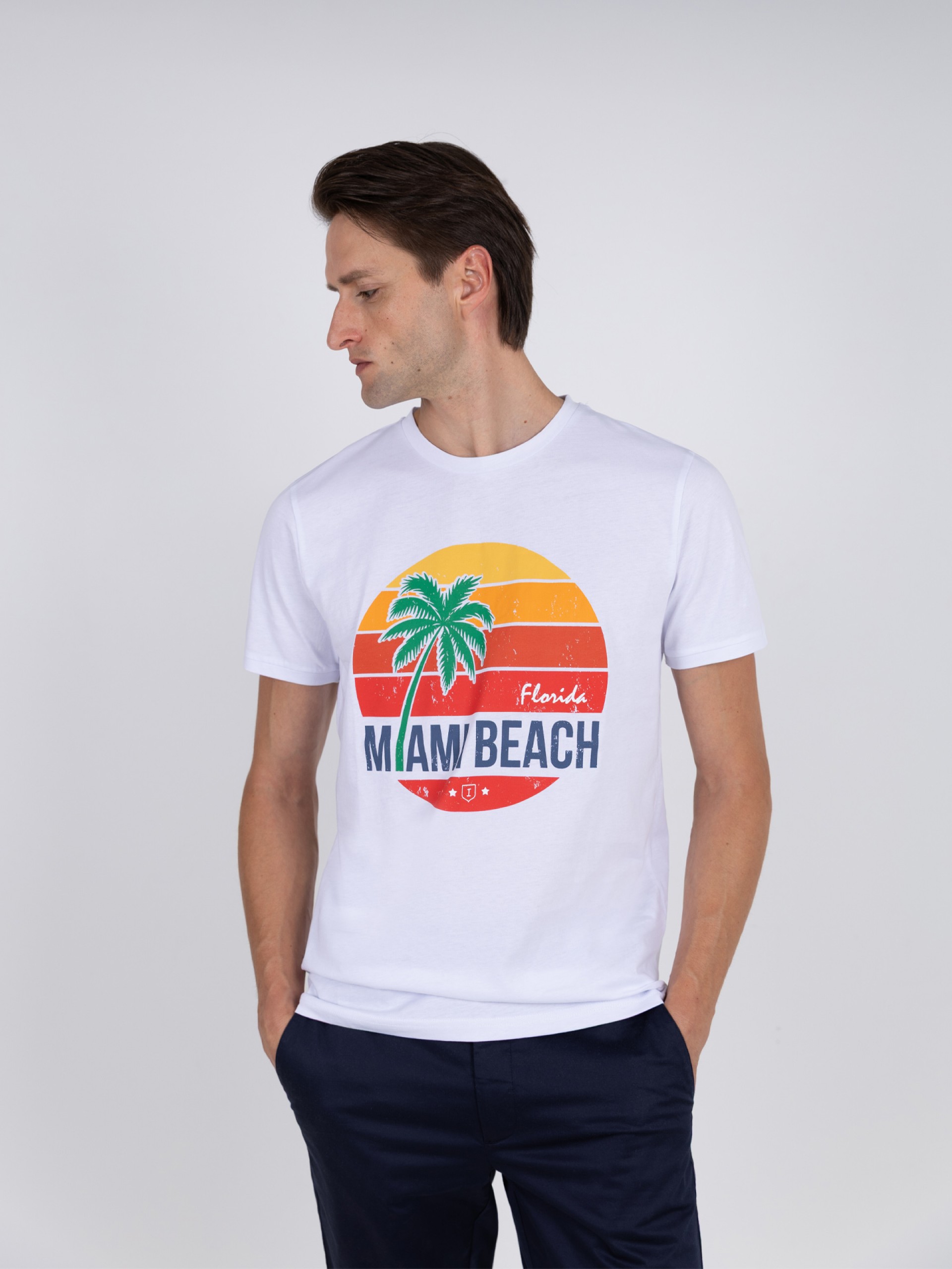 T-shirt 100% algodão