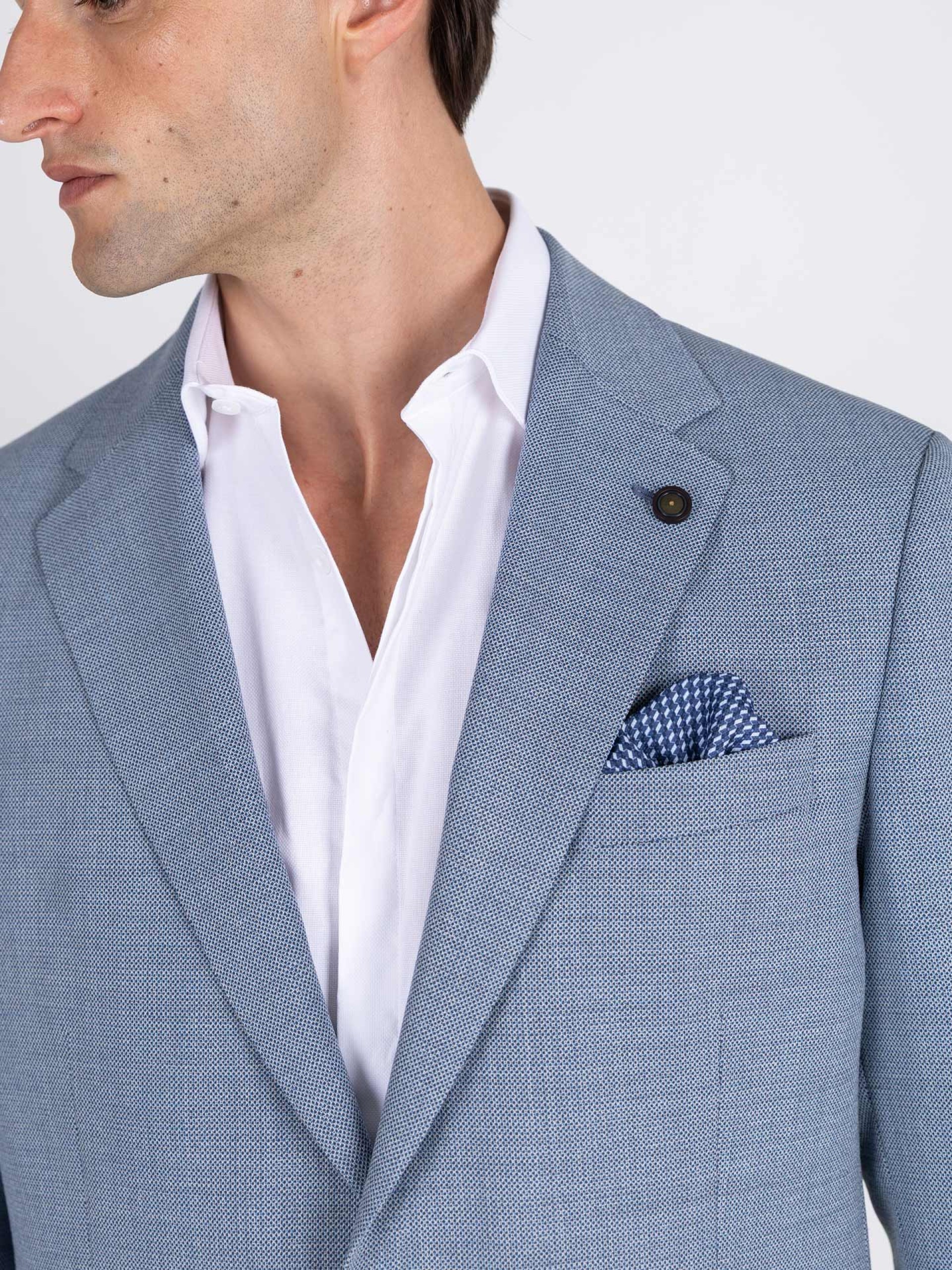Blazer de lã estruturado