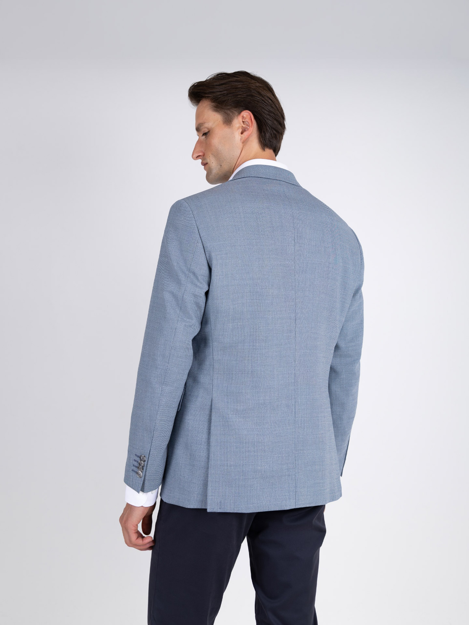 Blazer de lã estruturado
