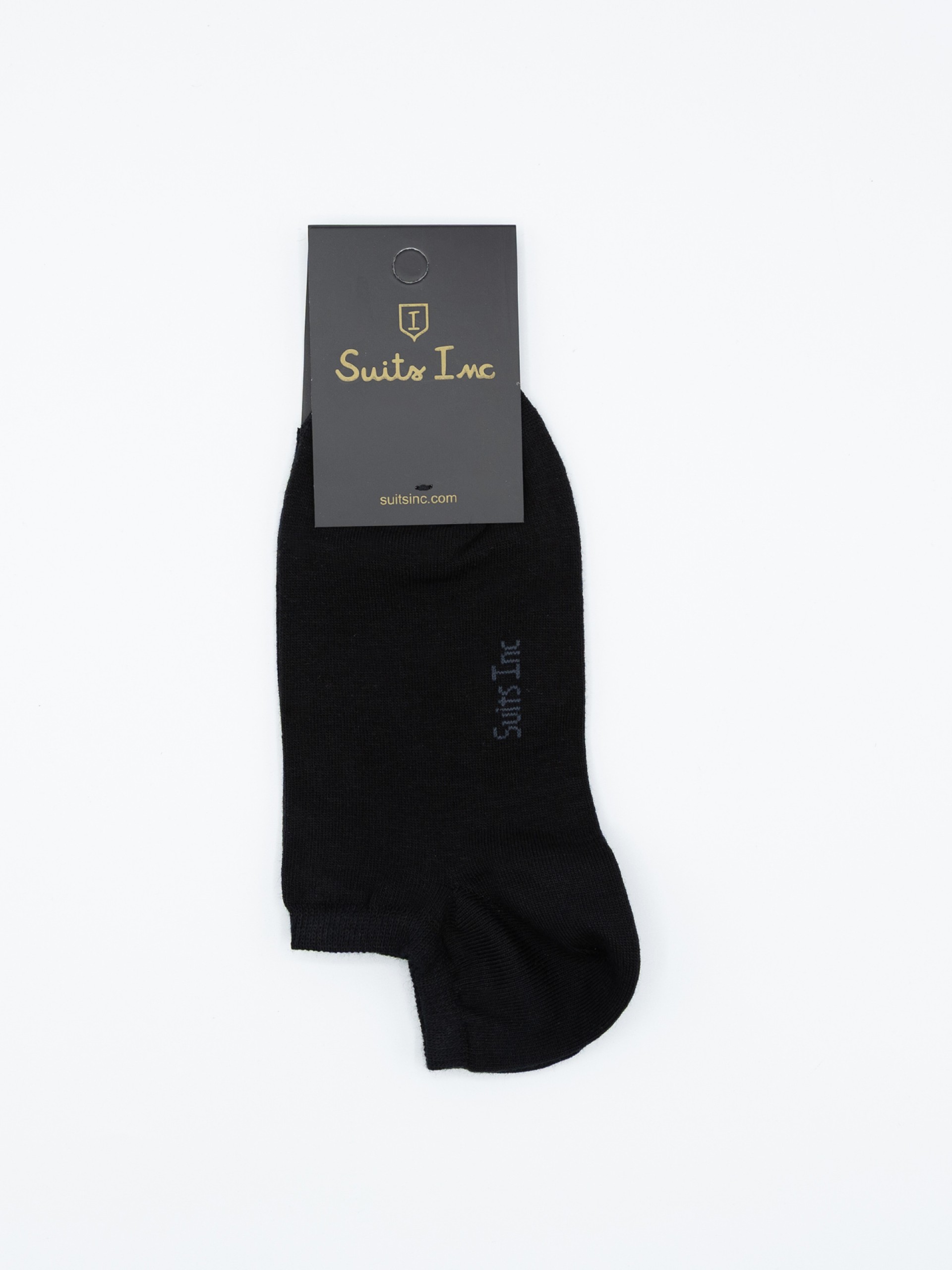 Short cotton and polyamide socks
