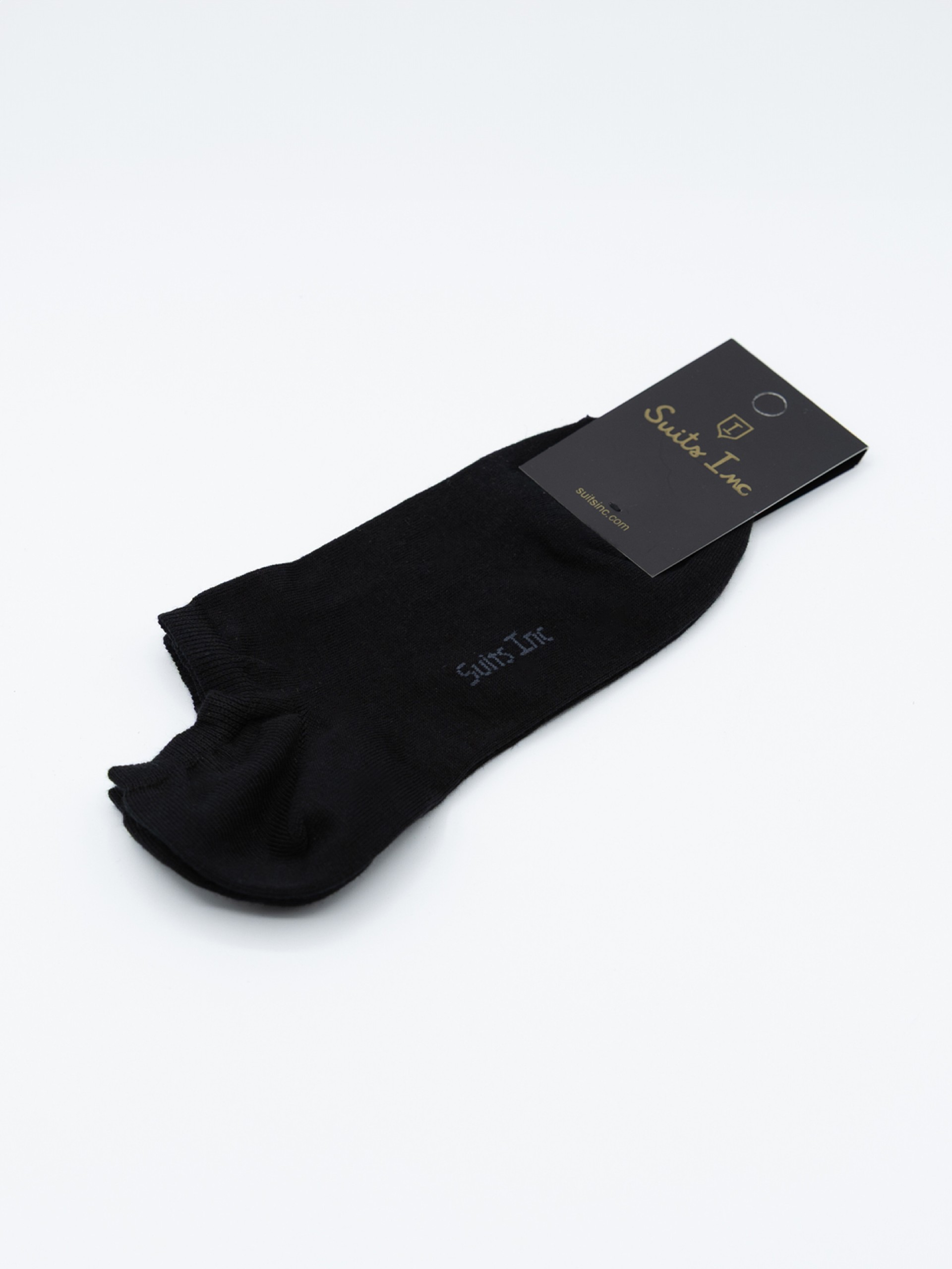 Short cotton and polyamide socks