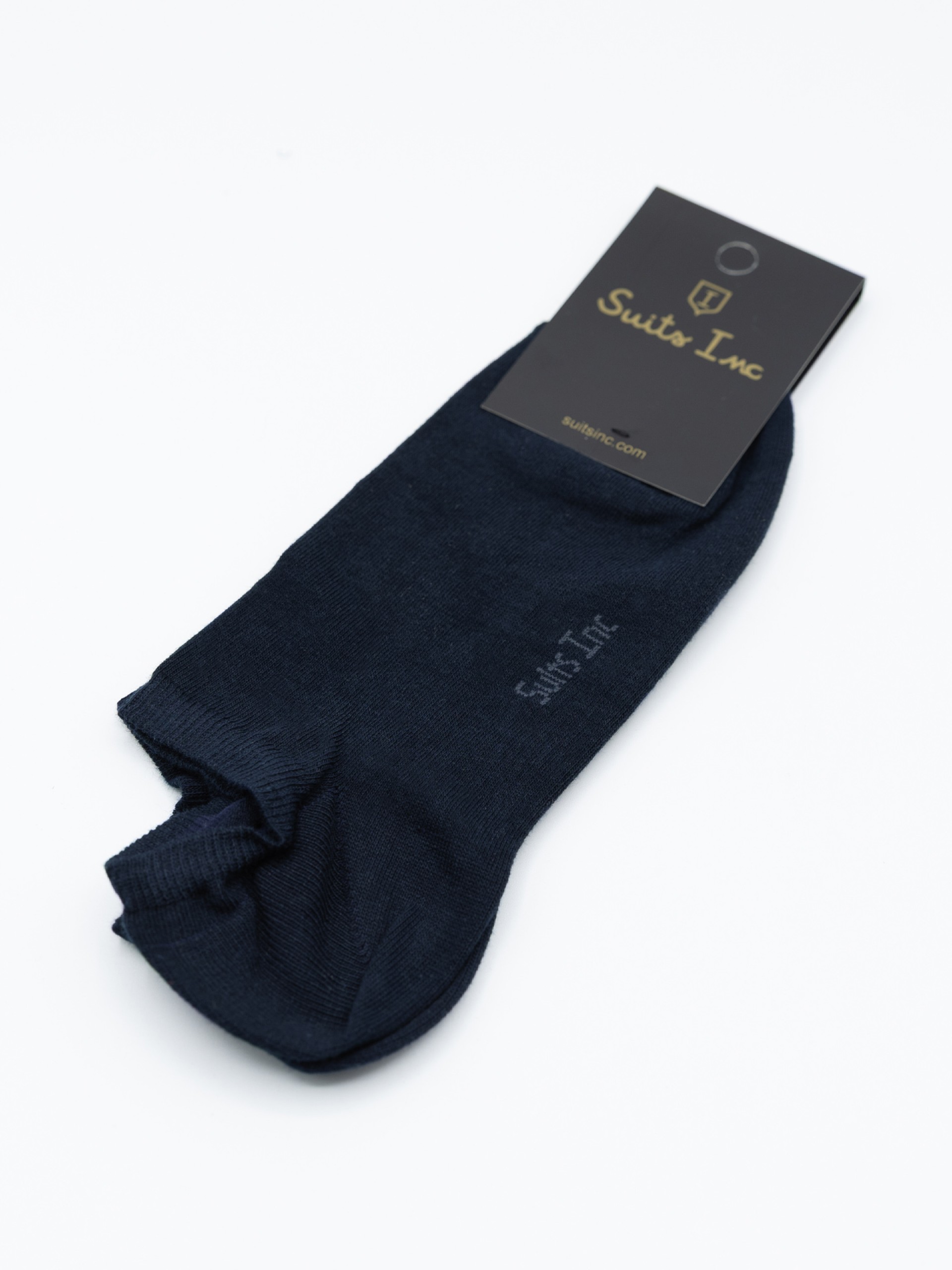 Short cotton and polyamide socks