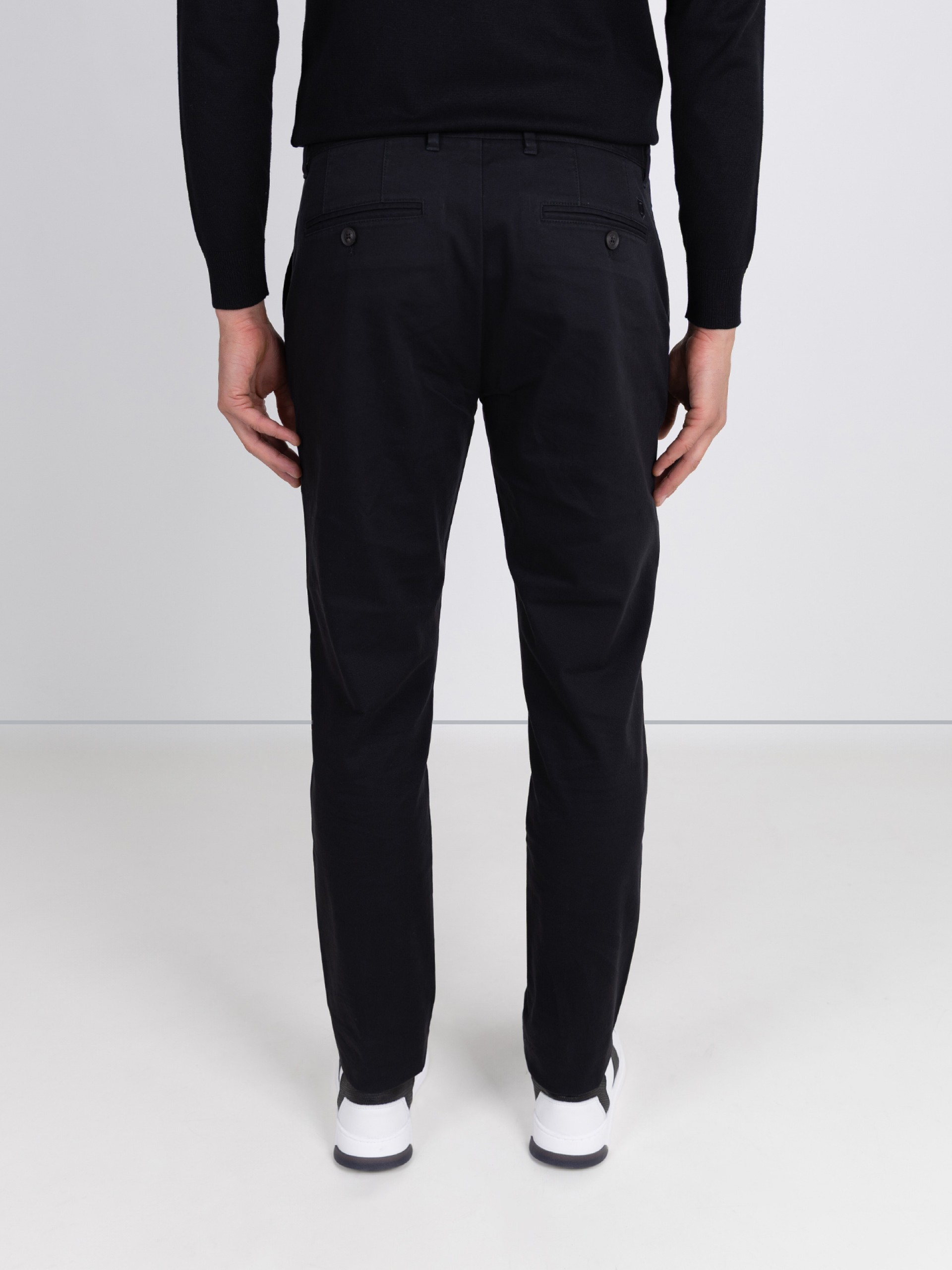 Stretch cotton chino pants