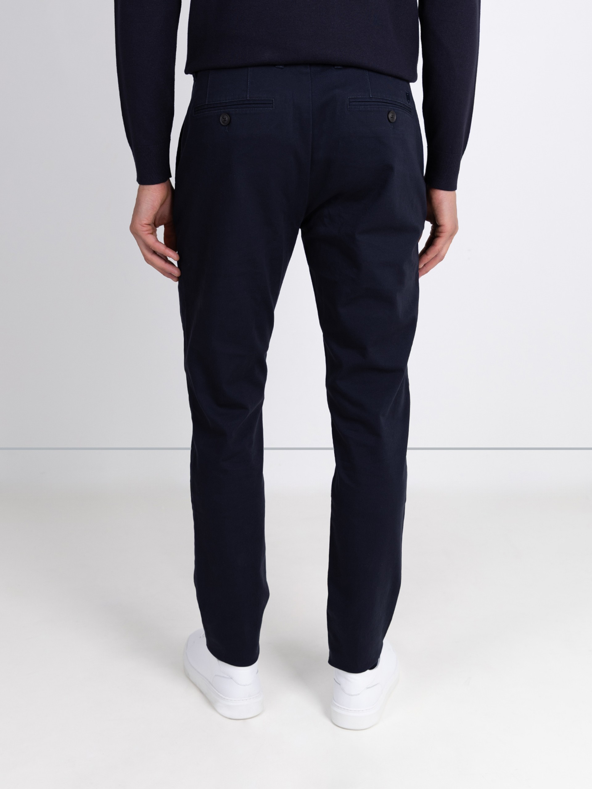 Stretch cotton chino pants