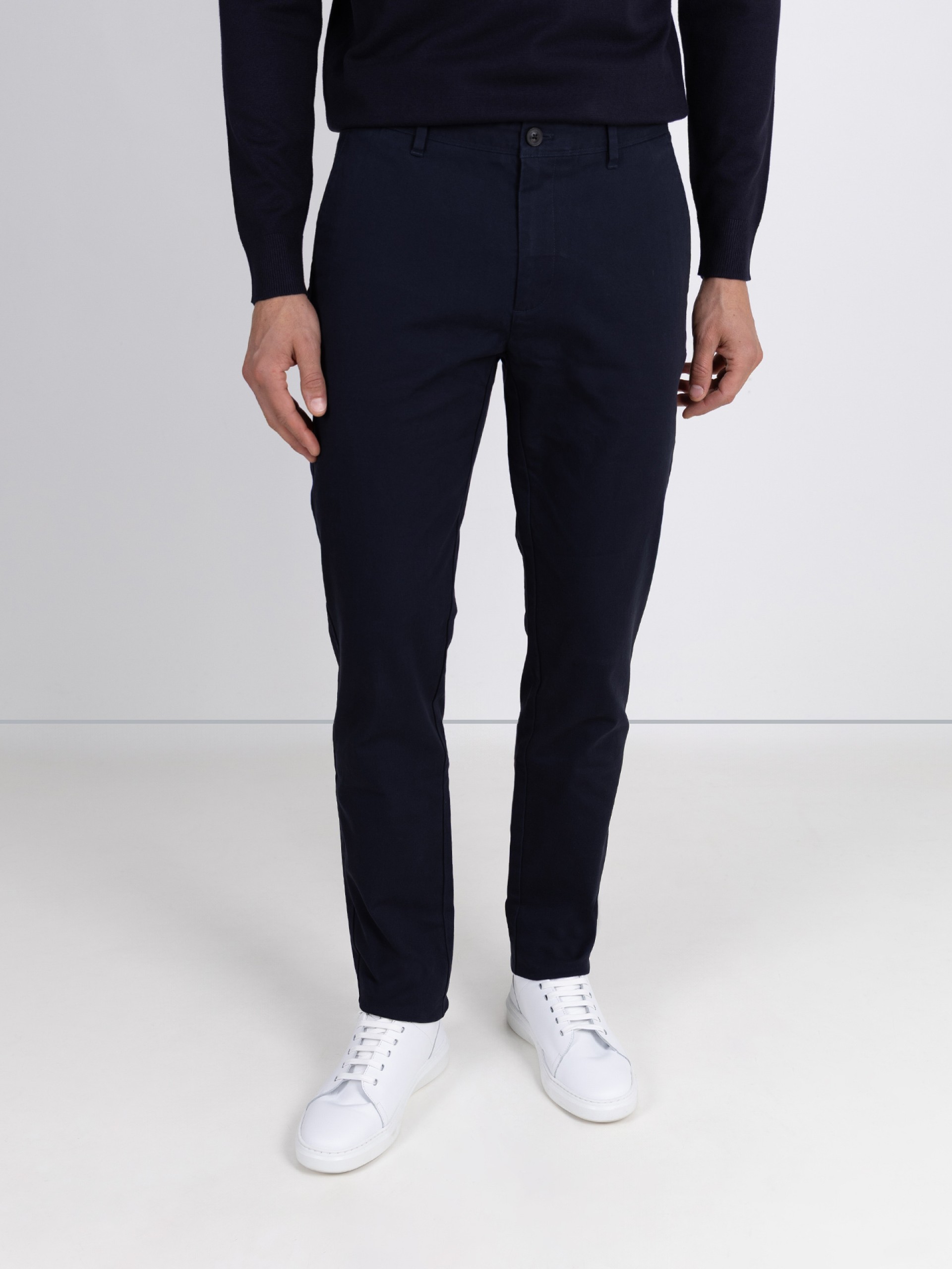 Stretch cotton chino pants